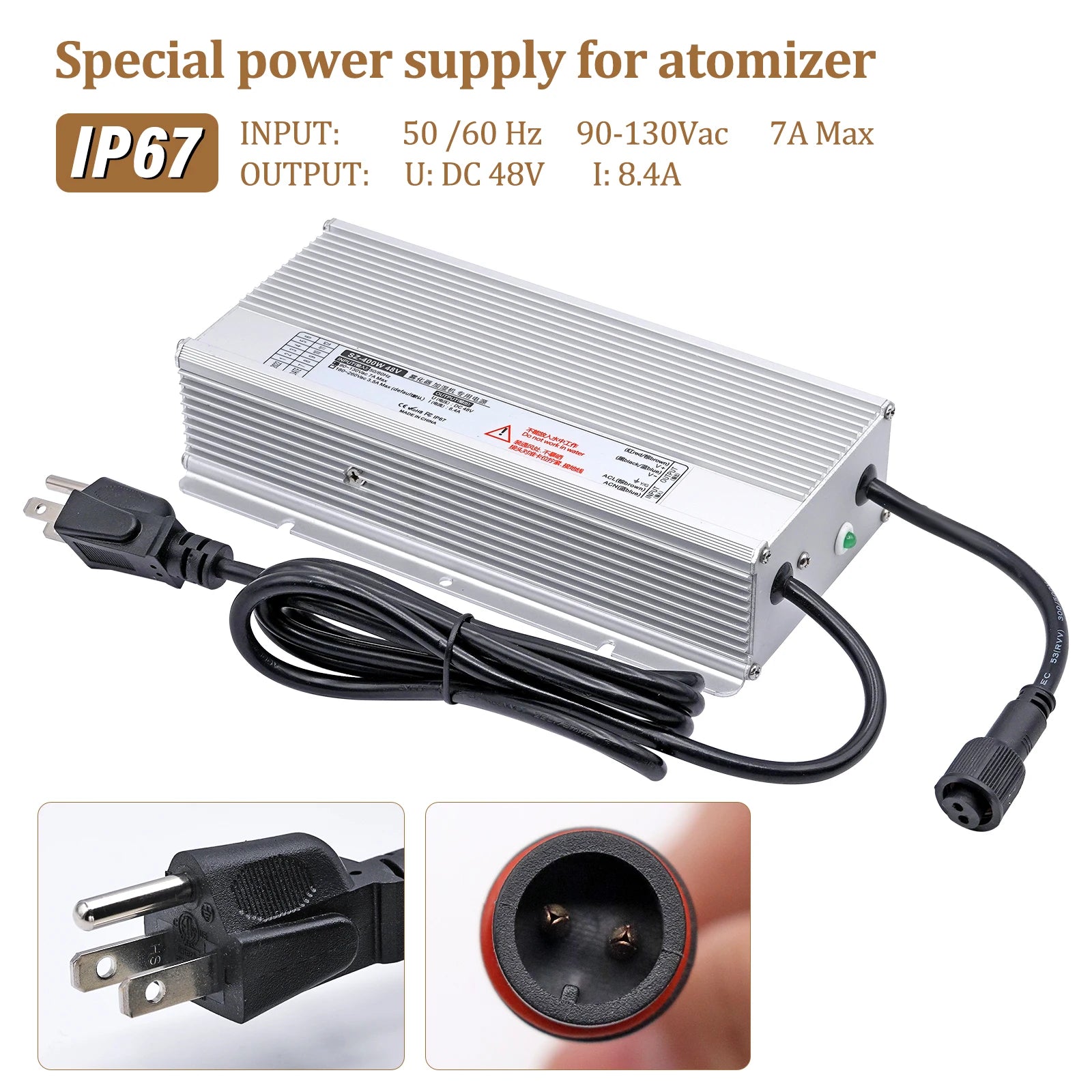 High Output Ultrasonic Mist Maker Fog Sprayer for Indoor & Outdoor Humidification