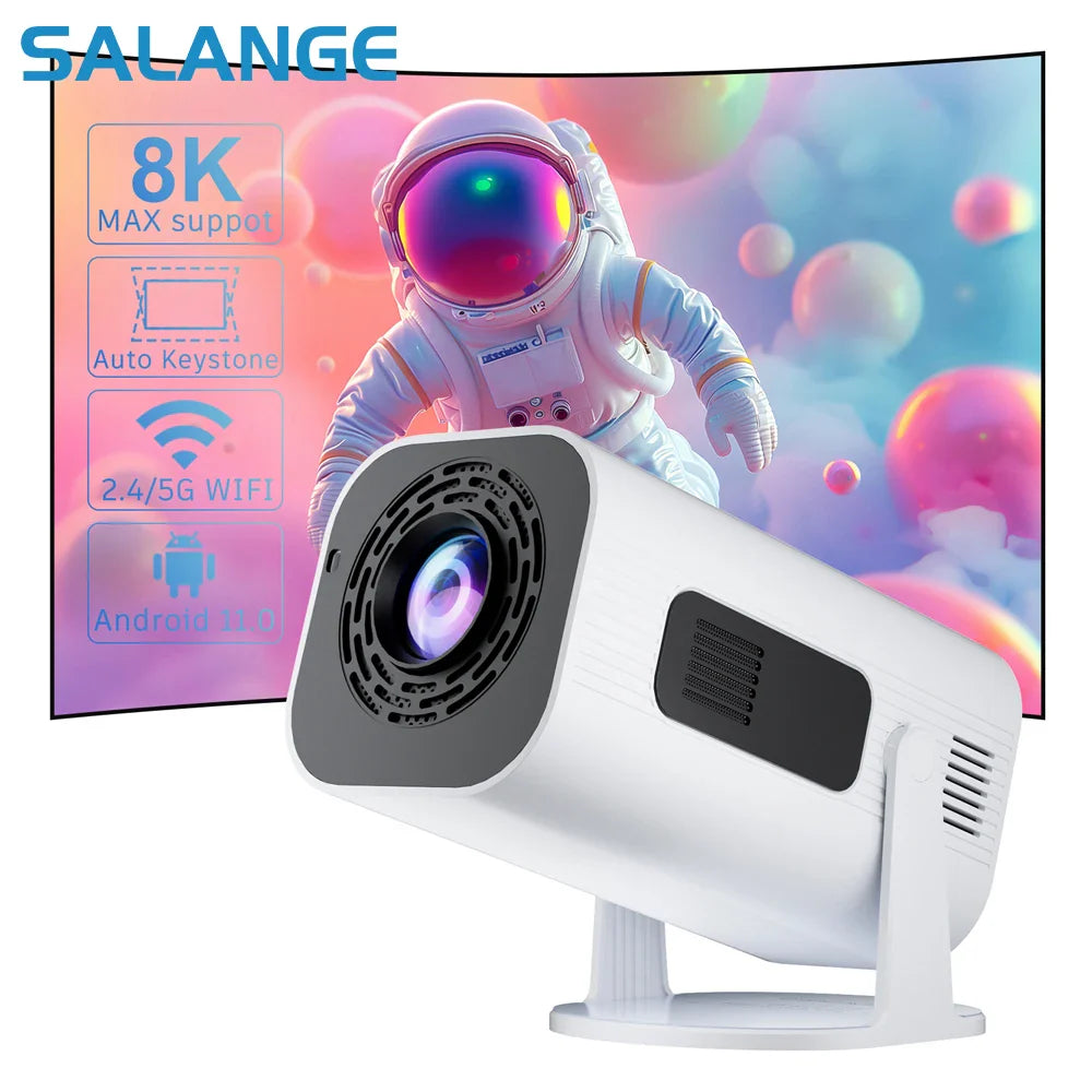 Mini Home Projector P330 Android 1080P, WiFi6, 4K Compatible