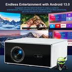 Portable 2K LED Projector for Home & Outdoor Use