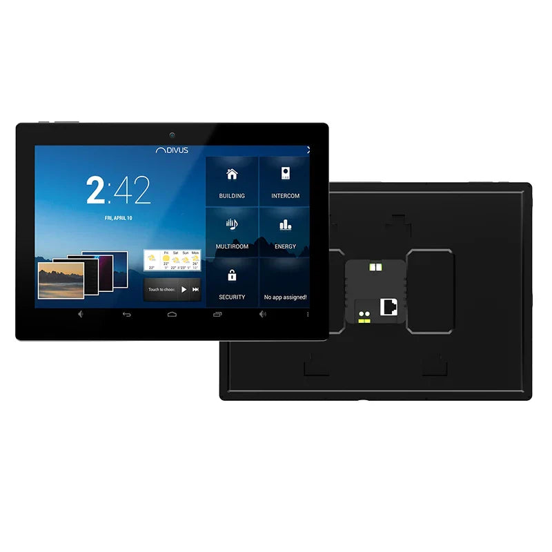 Touchscreen Smart Home Panel with POE and RS485