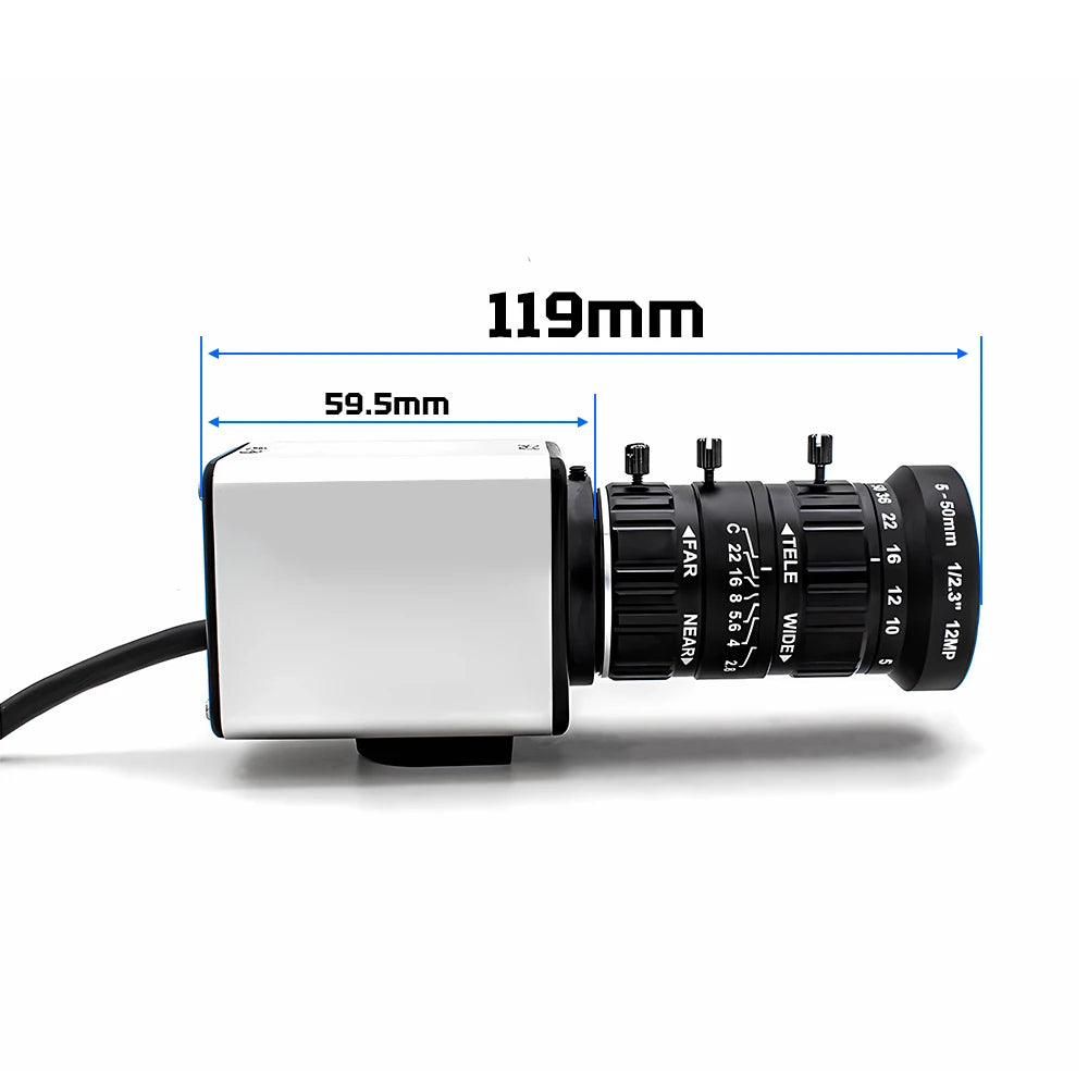 12MP 6K IP Security Camera with 10X Zoom 48V
