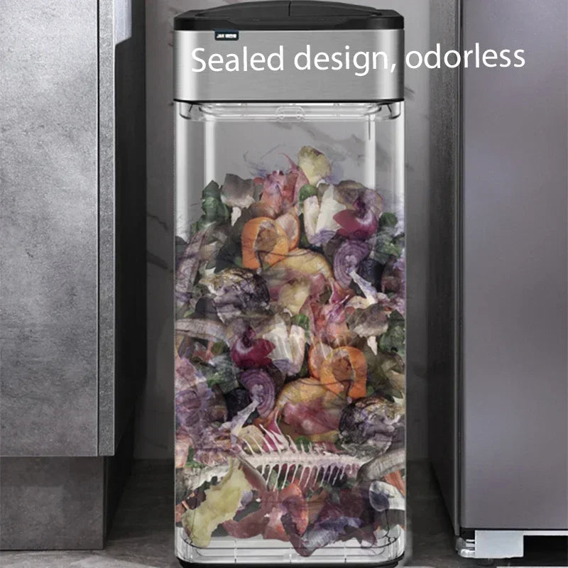 Smart Touchless Kitchen Rubbish Bin with Auto Sensor Lid