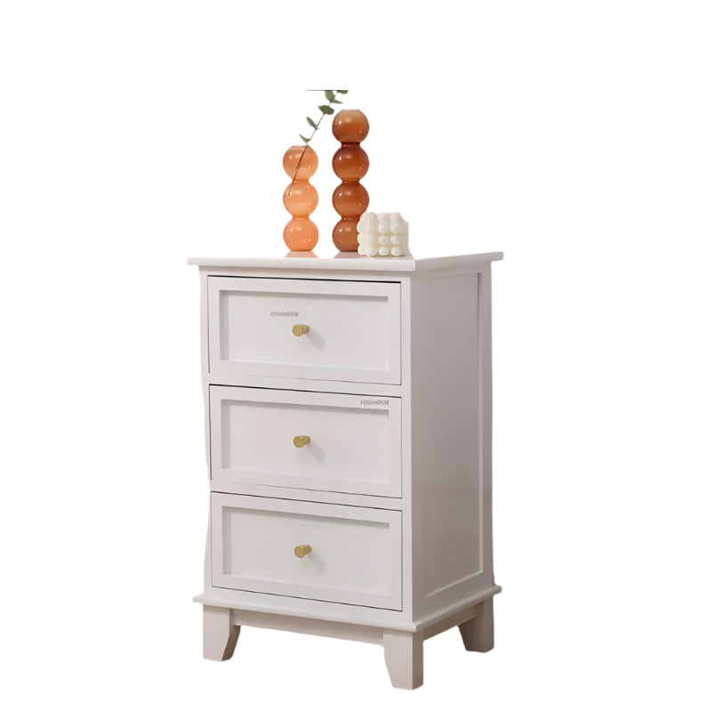 Modern Solid Wood 3-Drawer Cabinet for Living Room