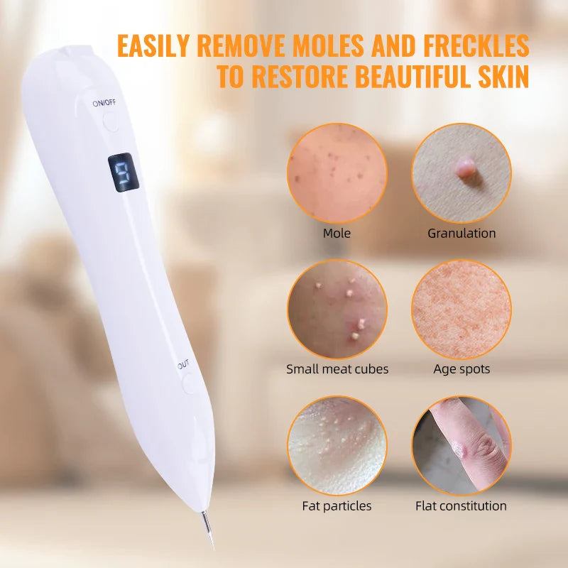 Mini Laser Plasma Mole Remover Pen with Box – Skincare Tool