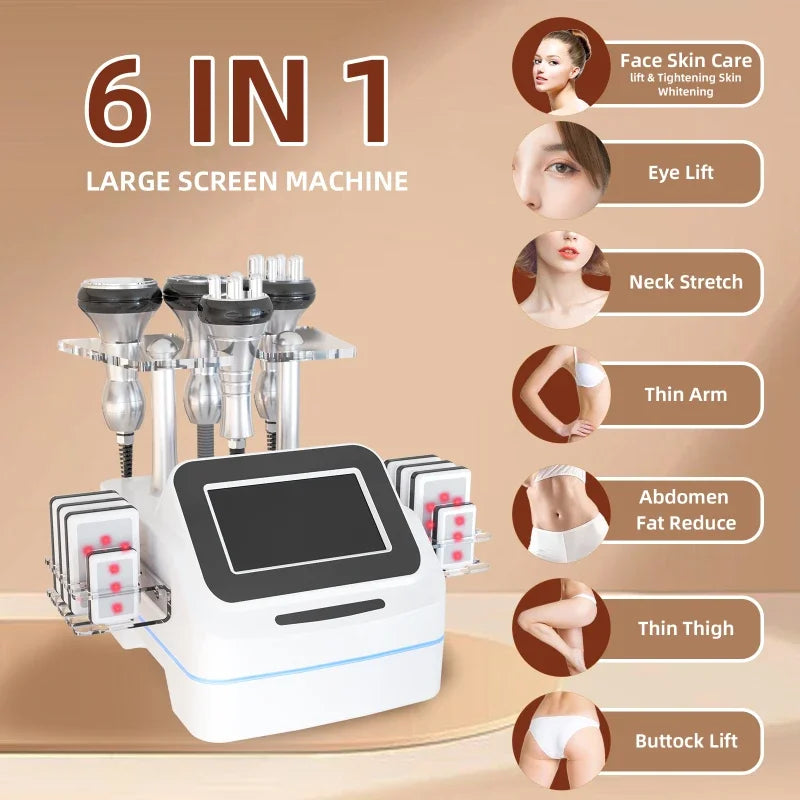 40K Cavitation RF Machine for Body Slimming, Skin Lift & Rejuvenation - FREIHT CONSULTATION