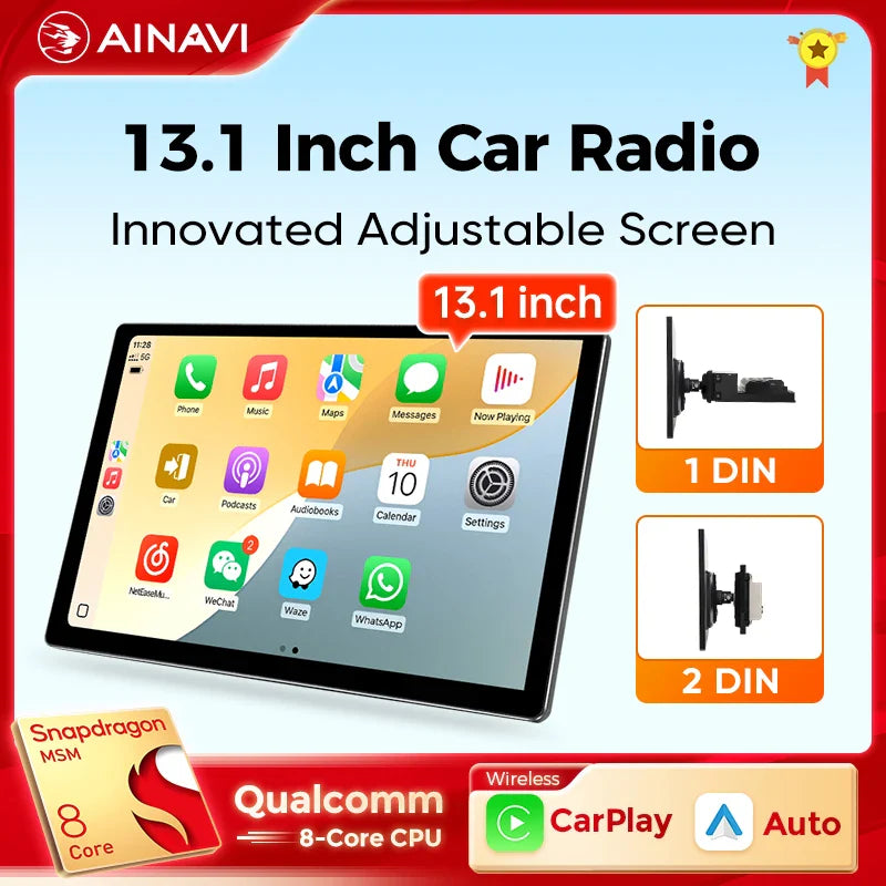 13.1" Android Car Stereo with CarPlay and 4G