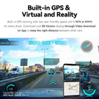 2.7K Dual Dash Cam with GPS, Wi-Fi & 24H Parking