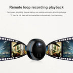 Wireless 2K Indoor Outdoor Mini Camera with Motion Alerts