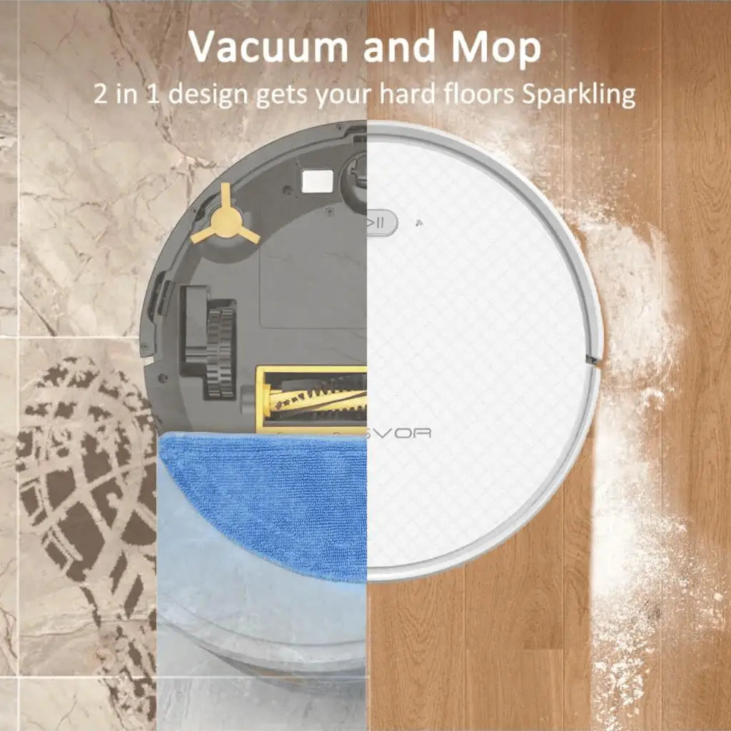 2-in-1 Smart Robot Vacuum & Mop with App Control