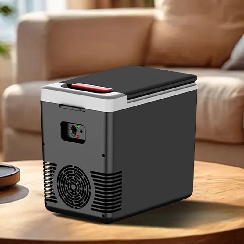Dual-Use 10L Electric Cooler & Warmer  Compact Mini Fridge for Travel or Office
