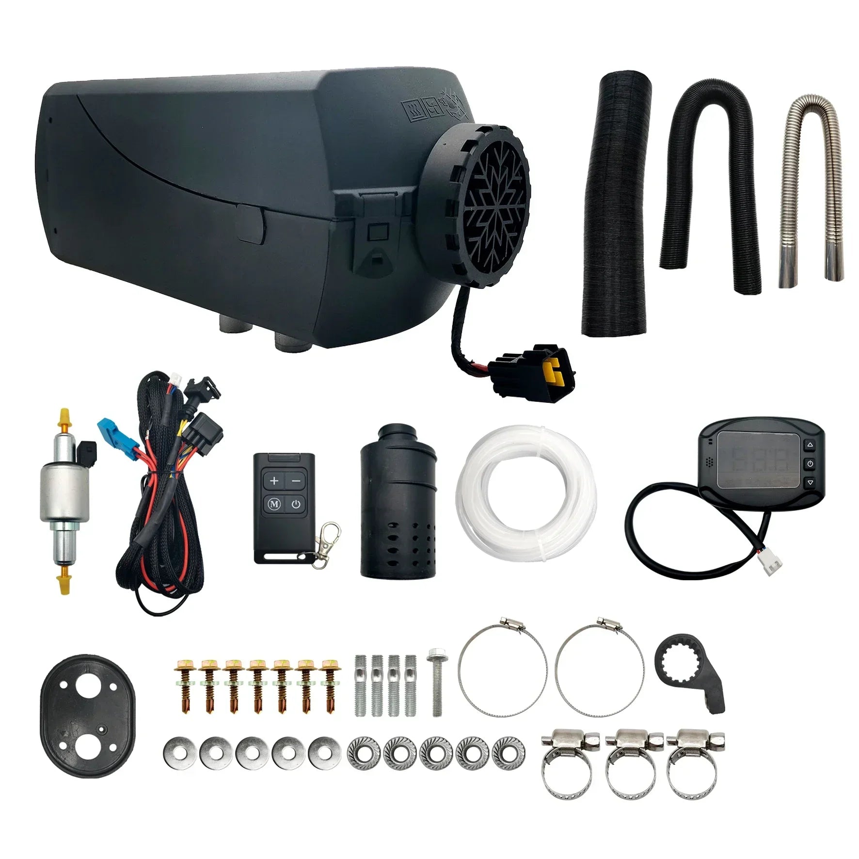 12V/24V Diesel Parking Heater for RV Truck Cabin, 2KW–5KW Output