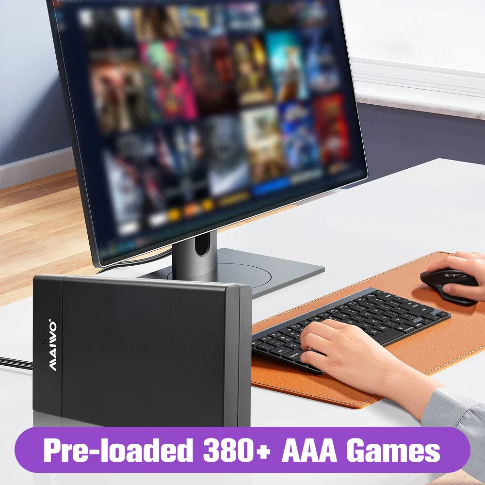 12TB Retro Game Console HDD with 390+ AAA Titles
