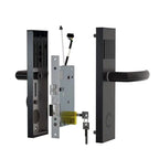 Electronic Keyless Door Lock with App, Code, Card & Mechanical Key Override