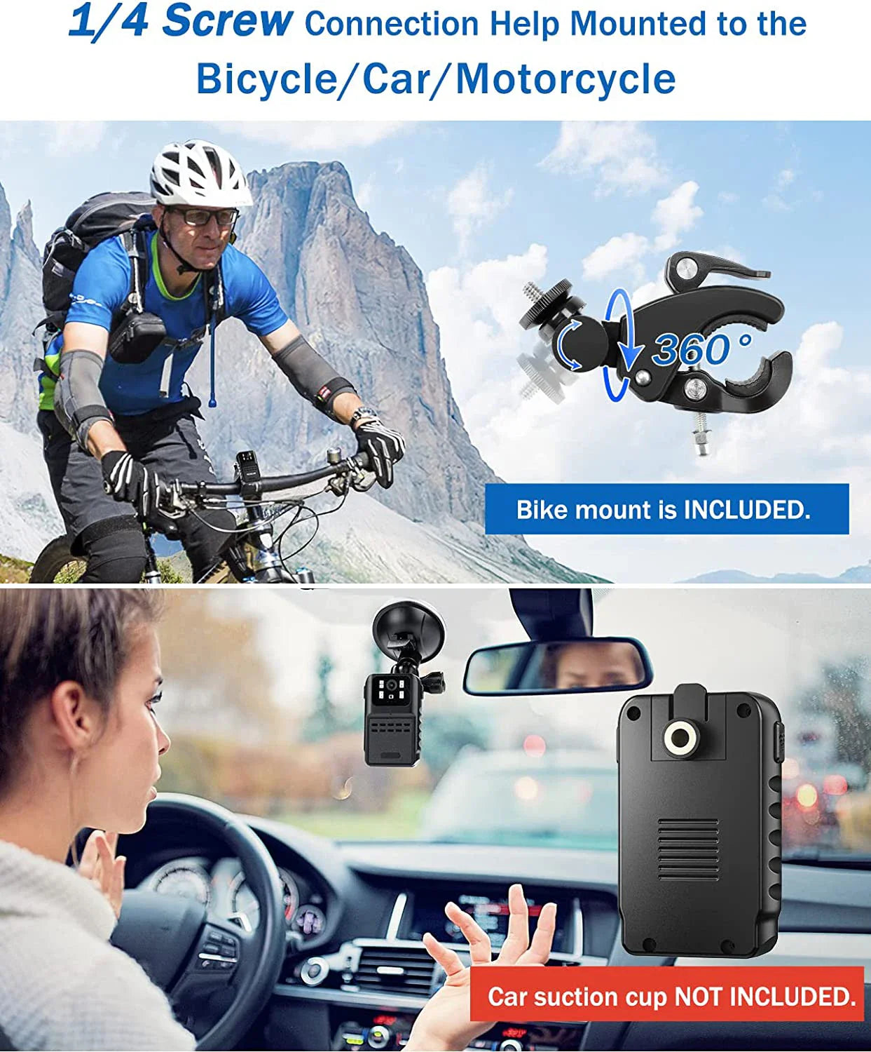 Compact Outdoor WiFi Camera with Audio & Night Vision