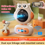 Wireless 360° Indoor Camera with 32GB, Dual Lens & Audio