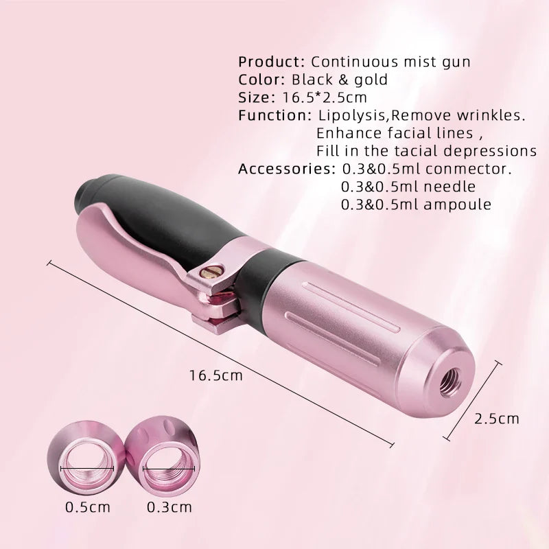 Hyaluronic Acid Pen 0.3ML Adjustable Pressure Injector 2 in 1 without Box