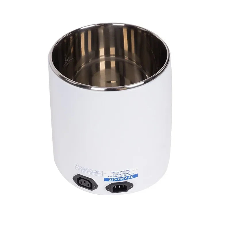 Home Water Distiller Machine with Automatic Shut-Off 220V Blanc