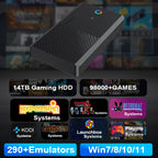 14TB Retro Gaming Hard Drive with 98K+ Games