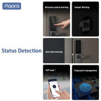 Smart Door Lock with Fingerprint and Apple Homekey for 80-120mm Doors