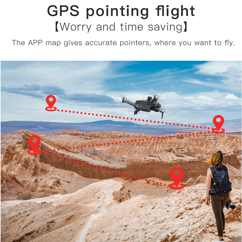 Professional 3-Axis GPS Drone with 30-Minute Flight