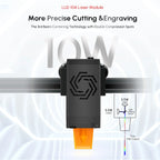 10W Laser Module with 0.07mm Focus for Precision Engraving