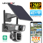 4G/WiFi Outdoor Camera with Dual Screen and Motion Tracking
