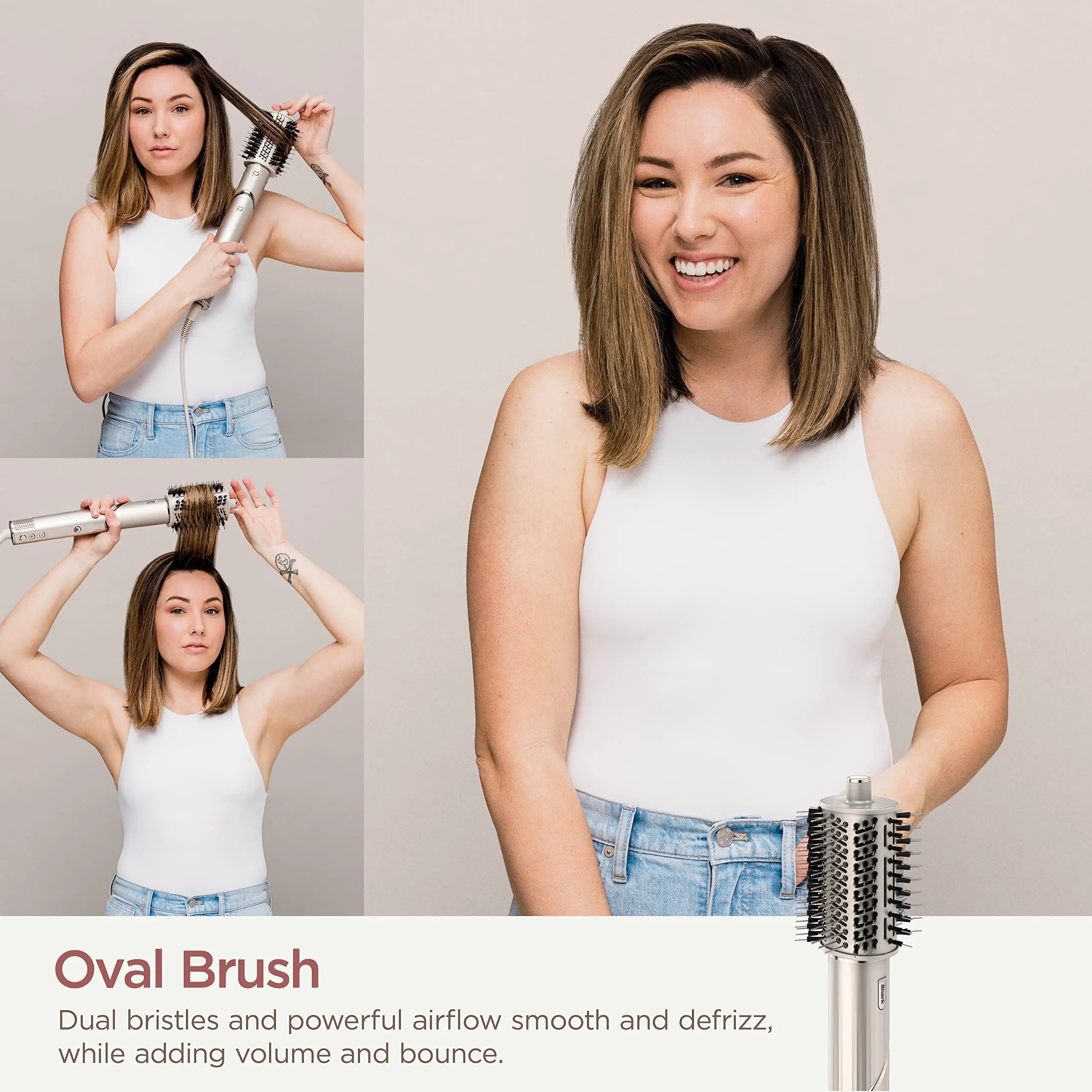 Multifunction Hair Styler with Brushes and Curlers