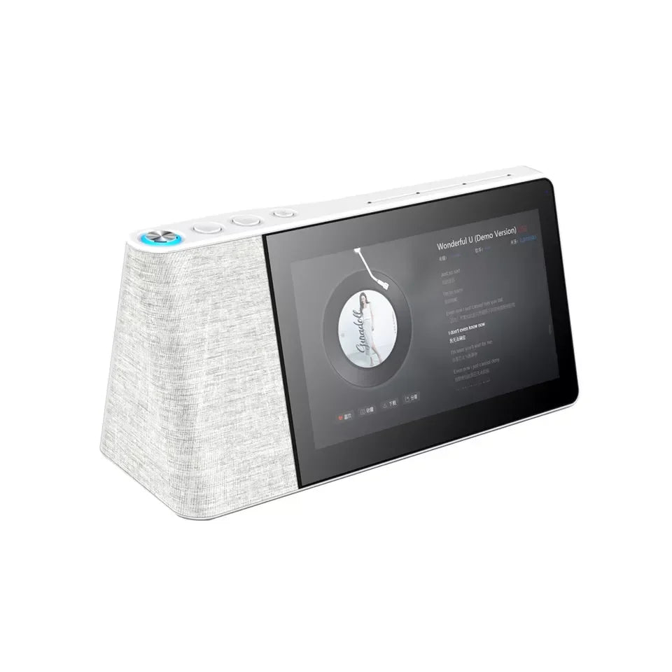 Portable Bluetooth Home Theater Speaker with RGB Lighting, White