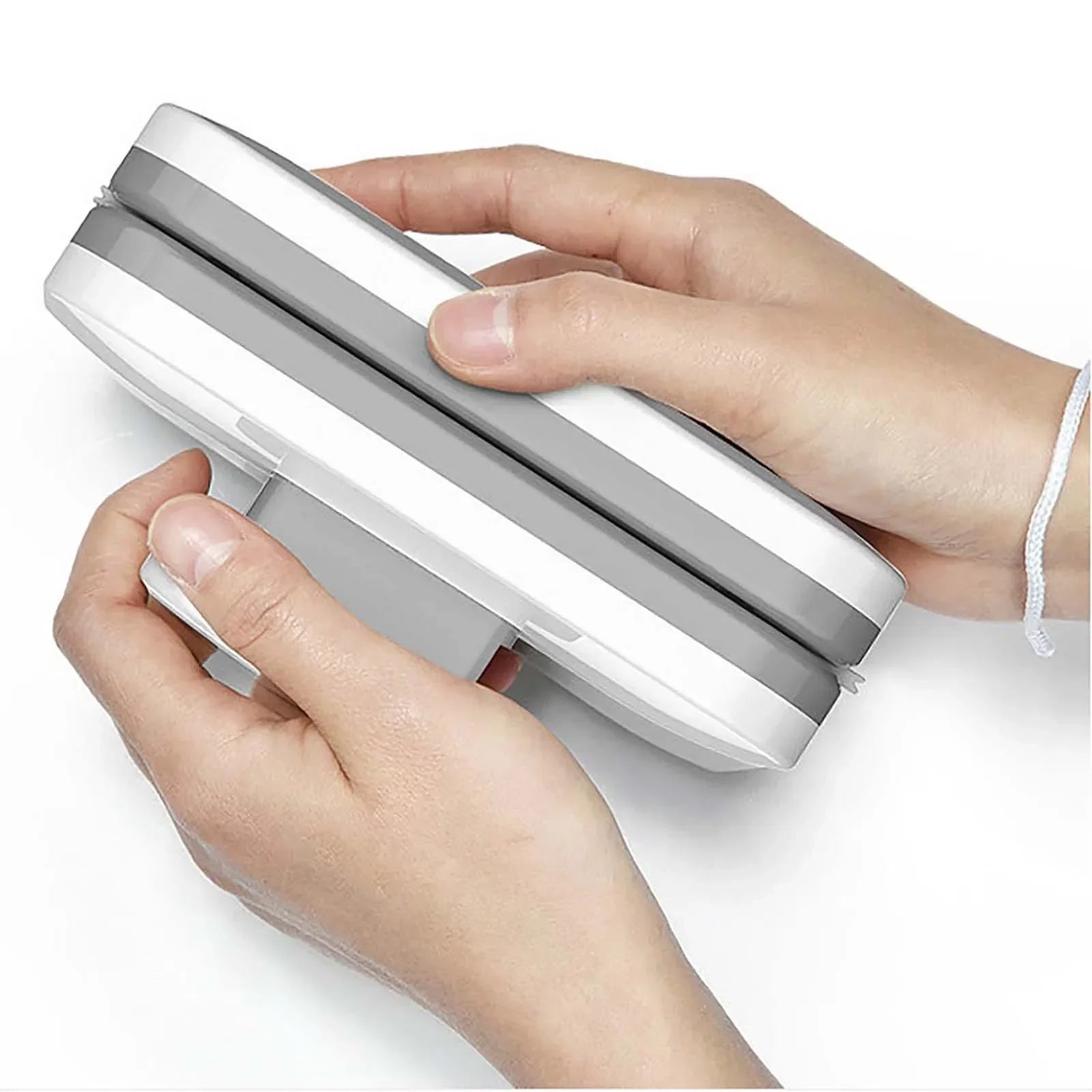 Double-Sided Magnetic Window Cleaner with Safety Rope