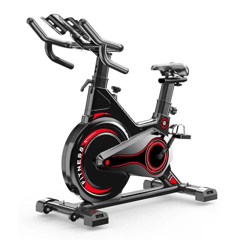 Compact Magnetic Home Cycling Machine for Fat Loss Training - Supreme model A [ordinary flywheel + heart rate electronic watch]