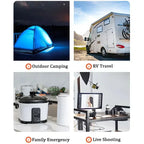 Rechargeable 300W 90Ah LiFePO4 Power Supply – Compact 220V Battery Pack for Home & Travel