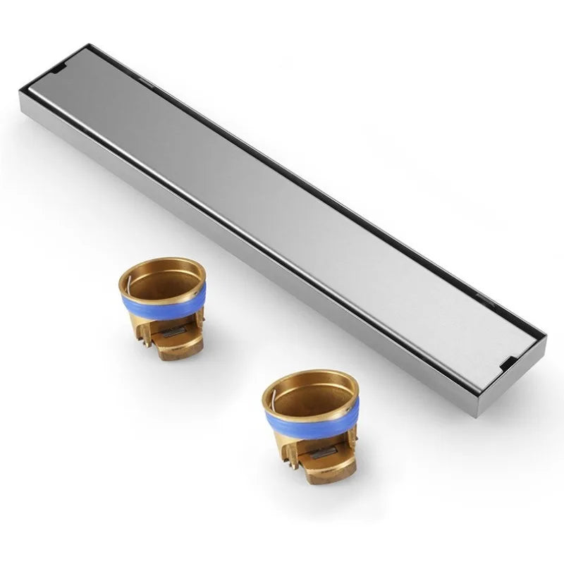 Shower Room Floor Drain, Stainless, Double Hole, Deodorizing