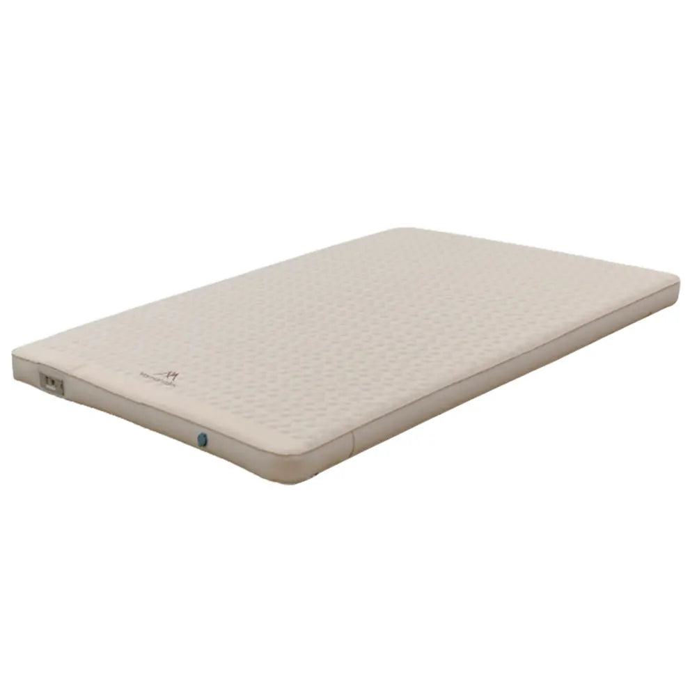 10cm Thick Beige Single Camping Air Bed with Fast Inflation