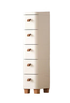 Space-Saving Plastic Bathroom Cabinet Stylish Storage for Toilet or Entryway