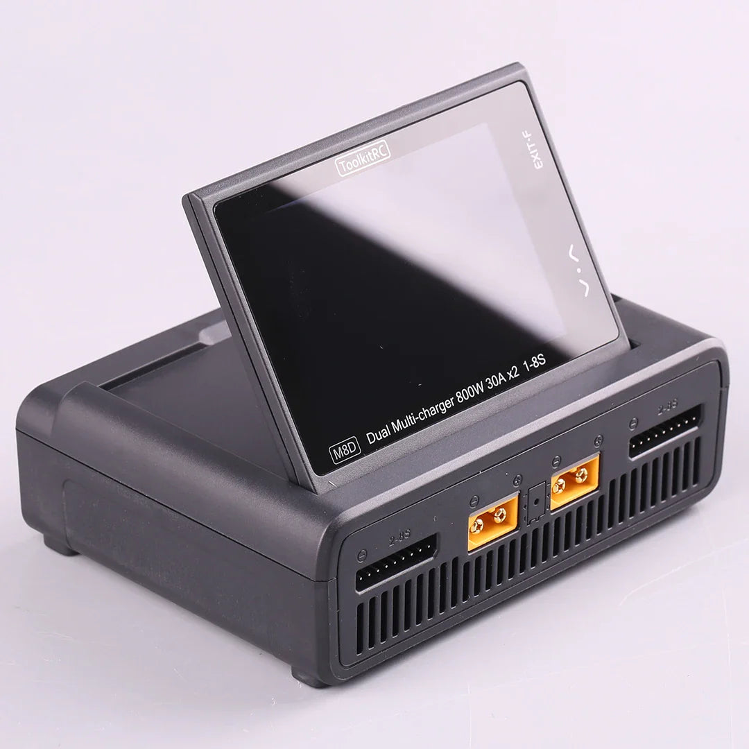 1600W Dual Channel Touchscreen RC Battery Charger 50A