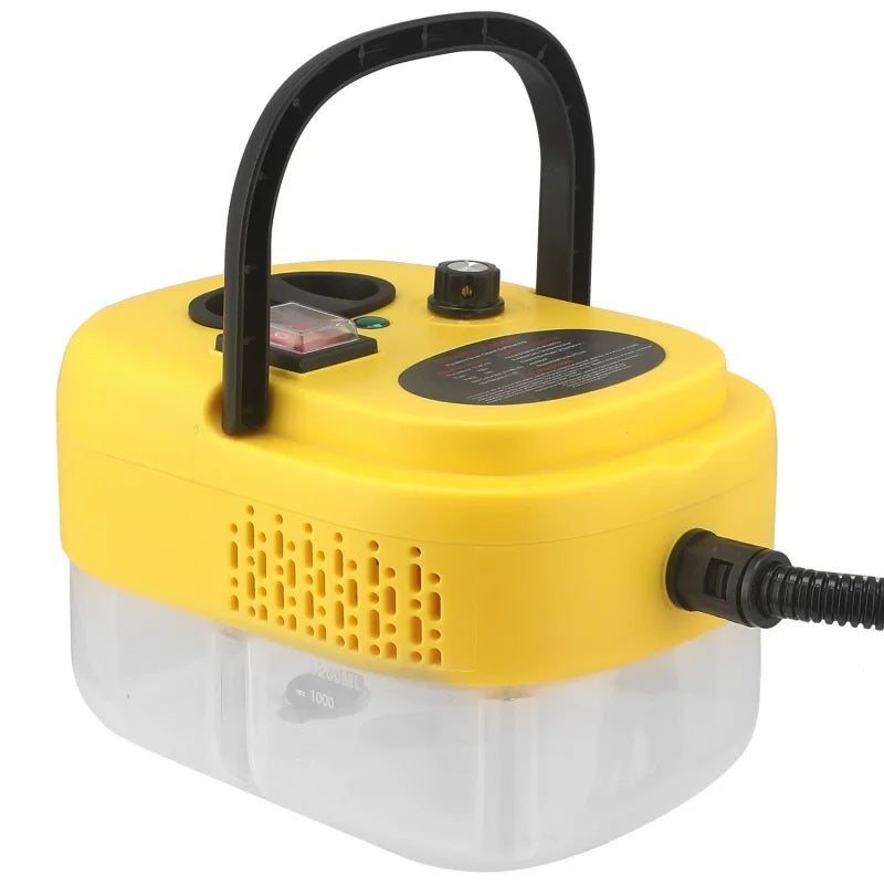 Heavy Duty 2800W Steam Cleaner Yellow-AU 105°C High-Pressure Cleaning for Home & Auto