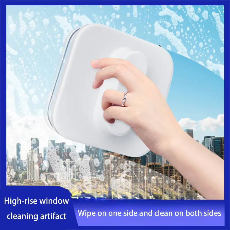 Double-Sided Magnetic Window Cleaner for 3–10mm Glass