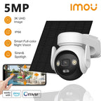 5MP Solar Outdoor PTZ Security Camera with Auto Tracking
