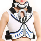 Adjustable Neck and Chest Orthosis with Chin Support – Breathable