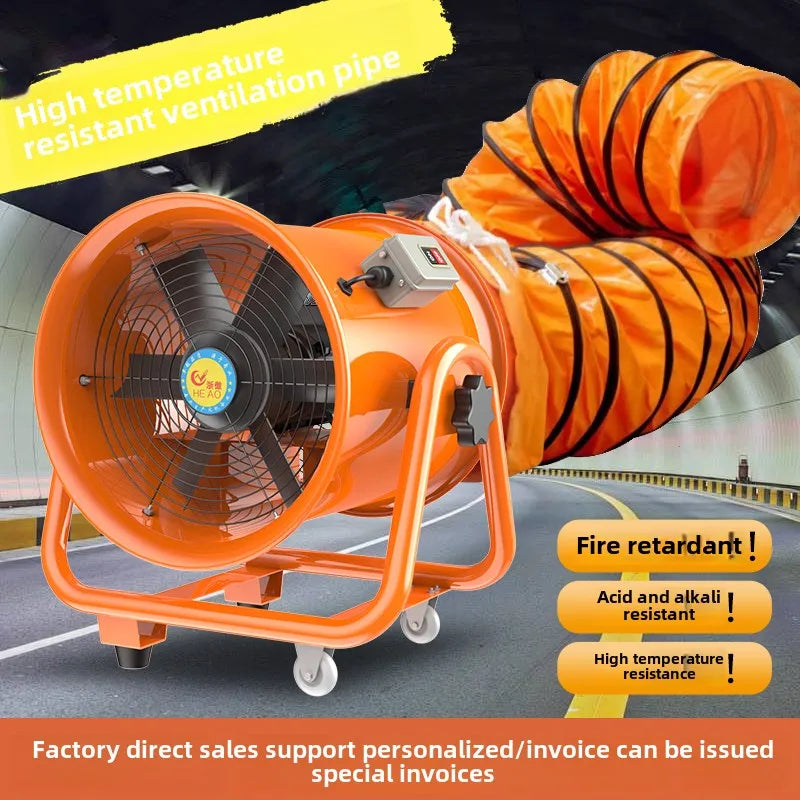 10 Inch Portable 220V Axial Exhaust Fan for Ventilation