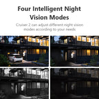 2-Pack 5MP Outdoor Wi-Fi Security Cameras, AI Tracking, Pan & Tilt, Full-Color Night Vision