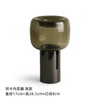 Luxury Retro Glass Vase for Living Room Ornaments