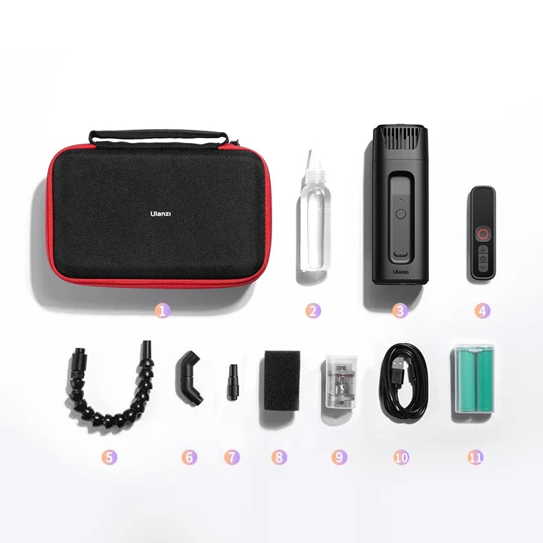 Compact Remote-Controlled Smoke Machine for Outdoor Parties & Stages