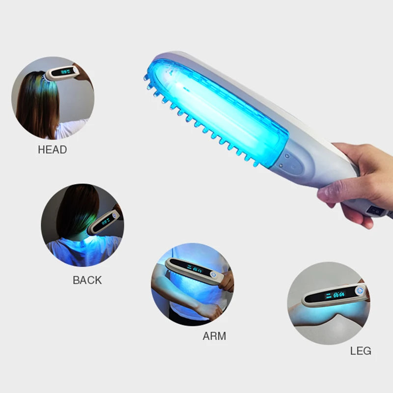 Portable 311nm UVB Phototherapy Lamp Home Treatment for Psoriasis, Vitiligo & Eczema