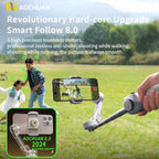 Portable 3-Axis Smartphone Gimbal with Extension Rod