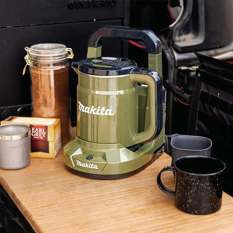 36V Cordless Kettle 800mL Dual Layer for Outdoor & Camping