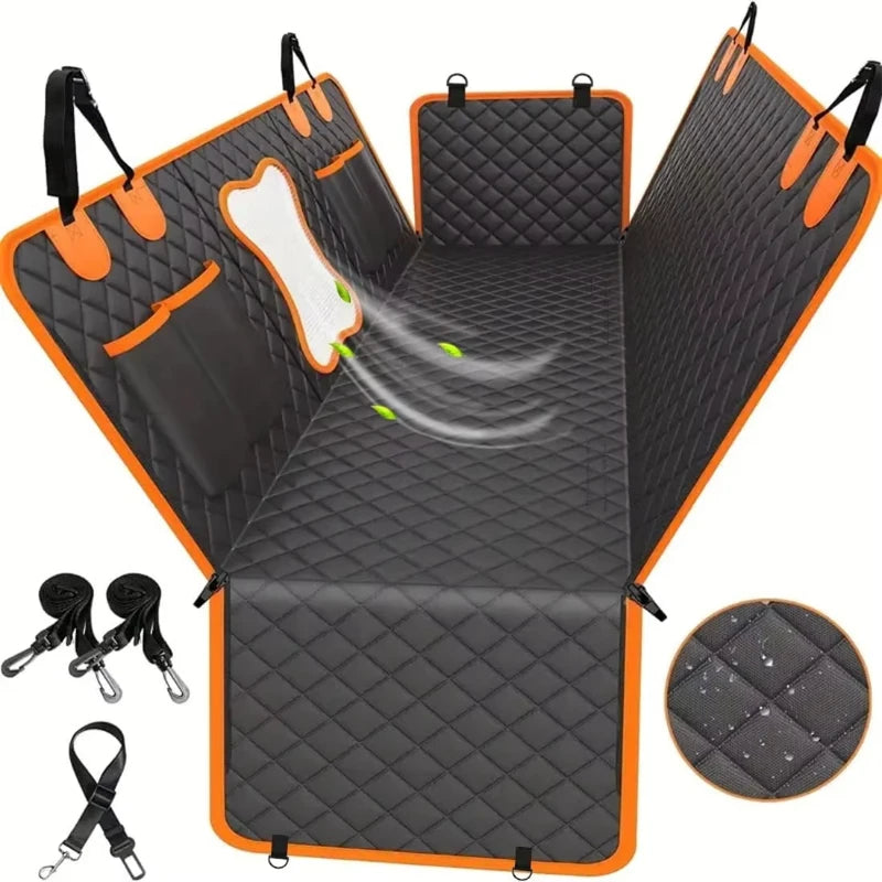 Heavy-Duty Oxford Pet Travel Mat for Dogs & Cats – Waterproof & Washable