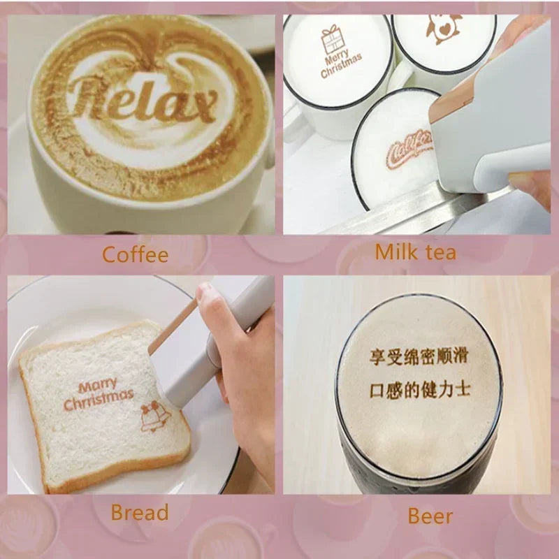 Rechargeable PrintPen for Custom Food Surface Decoration