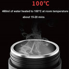 460ml Smart Travel Electric Hot Cup 12V/24V Portable Car Kettle with Adjustable 60-100°C Heating