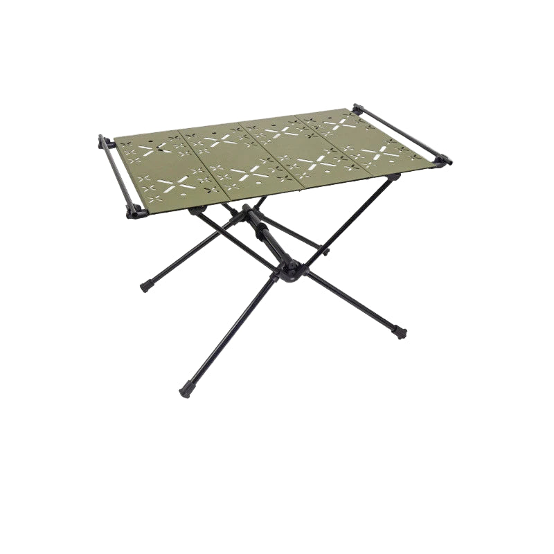 Portable Foldable Camping Table Lightweight Aluminum Alloy Outdoor Picnic & Fishing Table